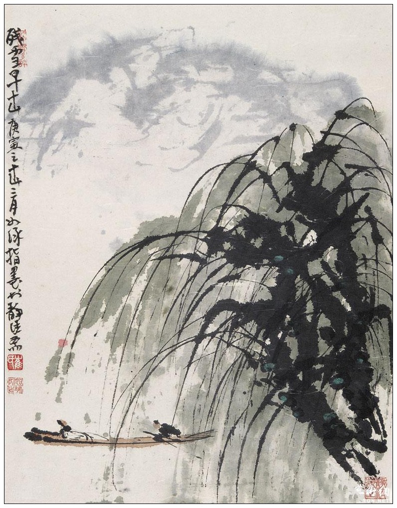 残雪早春